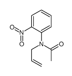 N-(2-硝基苯基)-N-2-丙烯基乙酰胺 结构式