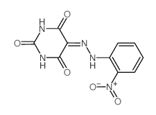 5-[(2-nitrophenyl)hydrazinylidene]-1,3-diazinane-2,4,6-trione 结构式