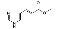 2-Propenoic acid, 3-(1H-imidazol-5-yl)-, methyl ester, (2E)- (9CI) 结构式