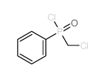 Phosphinochloridicacid, P-(chloromethyl)-P-phenyl- 结构式