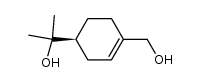 1-Cyclohexene-1,4-dimethanol, α4,α4-dimethyl-, (4S)- 结构式