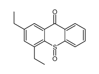 2,4-二乙基-9H-噻吨-9-酮 10-氧化物 结构式