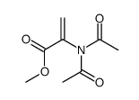 2-(二乙酰氨基)丙烯酸甲酯 结构式