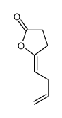 2(3H)-Furanone, 5-(3-buten-1-ylidene)dihydro-, (5E)- 结构式