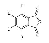 酞酸酐-d4 结构式