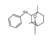 1,3,3-三甲基-6-(苯基硒代)-2-氧杂双环[2.2.2]辛烷 结构式