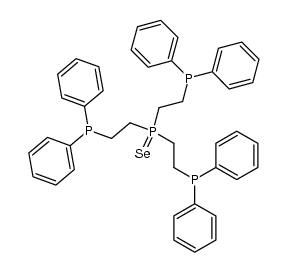 三(2-二苯基膦基乙基)硒化膦 结构式