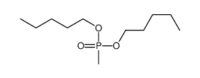 Phosphonic acid, P-methyl-, dipentyl ester 结构式