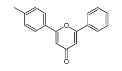 2-(4-甲基苯基)-6-苯基-4H-吡喃-4-酮 结构式