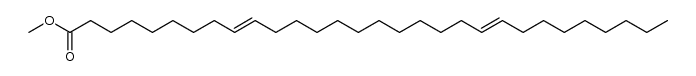 9,21-Triacontadienoic acid, methyl ester 结构式