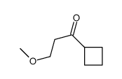 1-Cyclobutyl-3-methoxy-propan-1-one 结构式
