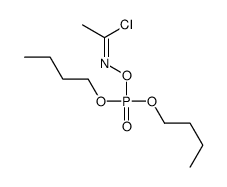 Ethanimidoyl chloride, N-[(dibutoxyphosphinyl)oxy]- (9CI) 结构式