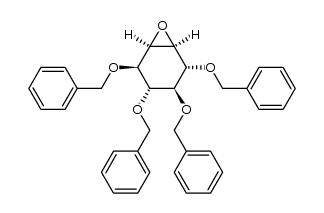 D-myo-Inositol, 1,2-anhydro-3,4,5,6-tetrakis-O-(phenylmethyl)- 结构式
