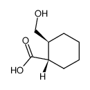 (-)-(1R,2R)-trans-2-(hydroxyMethyl)cyclohexanoic acid 结构式