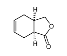 1(3H)-Isobenzofuranone, 3a,4,7,7a-tetrahydro-, (3aR,7aS)- 结构式