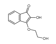 2-羟基-3-(2-羟基乙氧基)-1H-茚-1-酮 结构式