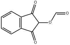 2-(甲酰氧基)-1H-茚-1,3(2H)-二酮 结构式