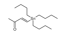 (3E)-4-(三丁基锡基)-3-丁烯-2-酮 结构式