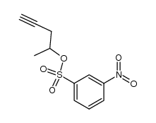 3-硝基苯磺酸 1-甲基-3-丁炔-1-基酯 结构式