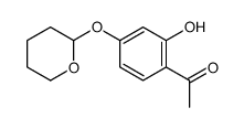 1-[2-Hydroxy-4-[(tetrahydro-2H-pyran-2-yl)oxy]phenyl]ethanone 结构式
