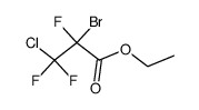 2-溴-3-氯-2,3,3-三氟丙酸乙酯 结构式