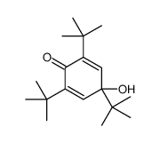 2,4,6-三叔丁基-4-羟基-2,5-环己二烯-1-酮 结构式