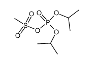 Methanesulfonic acid, anhydride with bis(1-methylethyl) hydrogen phosphate (9CI) 结构式