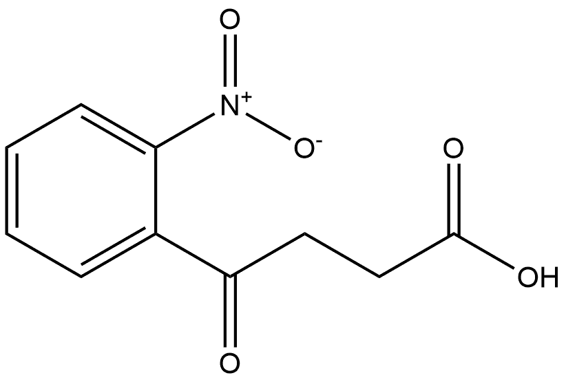 2-硝基-γ-氧代苯丁酸 结构式