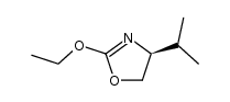 Oxazole, 2-ethoxy-4,5-dihydro-4-(1-methylethyl)-, (4S)- 结构式