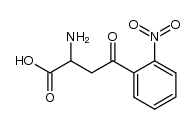 Benzenebutanoic acid, α-amino-2-nitro-γ-oxo- 结构式