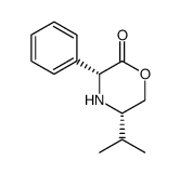 2-Morpholinone, 5-(1-methylethyl)-3-phenyl-, (3R,5S)- 结构式