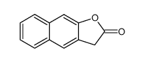 萘并[2,3-b]呋喃-2(3H)-酮 结构式