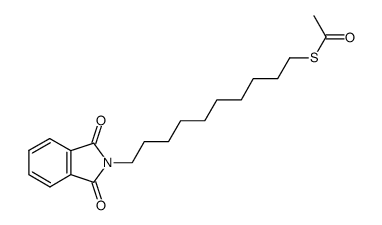 Ethanethioic acid, S-[10-(1,3-dihydro-1,3-dioxo-2H-isoindol-2-yl)decyl] ester 结构式