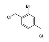 2-溴-1,4-双(氯甲基)苯 结构式