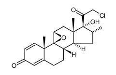 糠酸莫米松杂质17（糠酸莫米松EP杂质Q） 结构式
