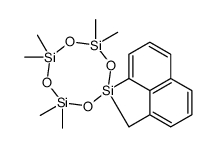 Spiro[cyclotetrasiloxane-2,1'(2'H)-[1]silaacenaphthylene],4,4,6,6,8,8-hexamethyl- (9CI) 结构式