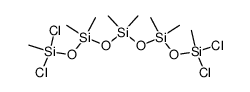 Pentasiloxane, 1,1,9,9-tetrachloro-1,3,3,5,5,7,7,9-octamethyl- 结构式