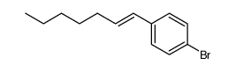 Benzene, 1-bromo-4-(1-hepten-1-yl)- 结构式