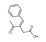 4-氧代-3-(苯亚甲基)戊酸 结构式