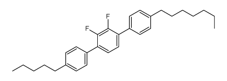 2,3-二氟-4-庚基-4''-戊基三联苯 结构式