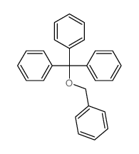 (Trityloxymethyl)benzene 结构式