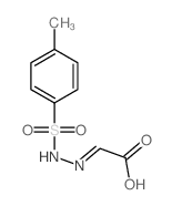 乙醛酸对甲苯磺酰腙 结构式