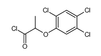 2-(2,4,5-三氯苯氧基)丙酰氯 结构式