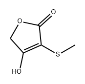 4-羟基-3-(甲硫基)-2(5H)-呋喃酮 结构式