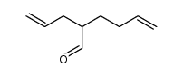 2-烯丙基-5-己烯醛 结构式