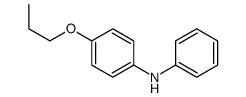 N-苯基-4-丙氧基苯胺 结构式