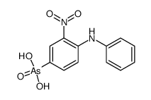 3-硝基-N-苯基阿散酸 结构式