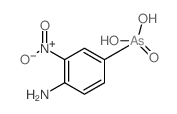 4-氨基-3-硝基苯胂酸 结构式