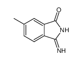 3-氨基-6-甲基-1H-异吲哚-1-酮 结构式