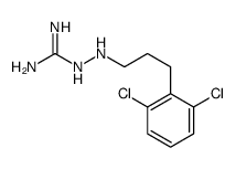 Hydrazinecarboximidamide,2-[3-(2,6-dichlorophenyl)propyl]- 结构式